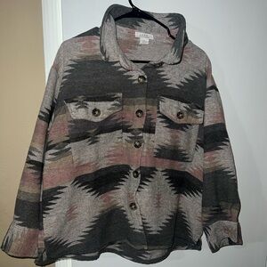 Stylish Women's Pea Coat in Multicolor by L.I.F.E